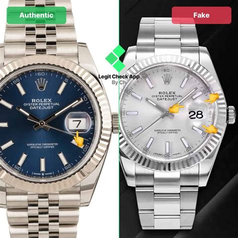 real vs fake rolex datejust